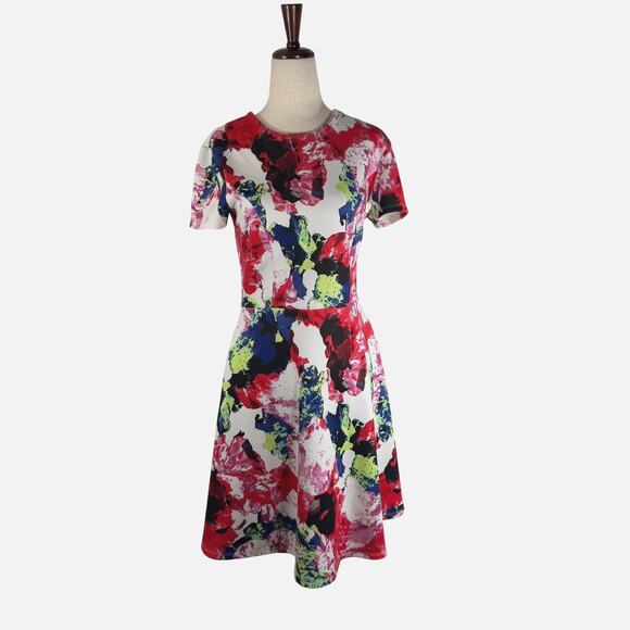 Milly For Design Nation Fit & Flare Scuba Dress Size XS - Picture 1 of 9